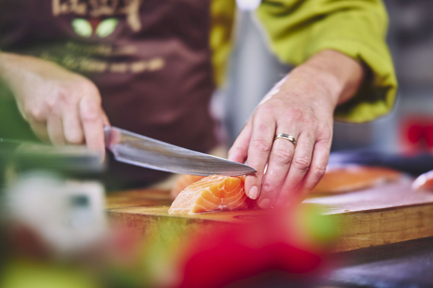 1,0 - 1,4 kg - Lachsfilet - Roh mit Haut (TK)