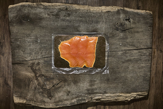 100g - Räucherlachs - geschnitten (TK)